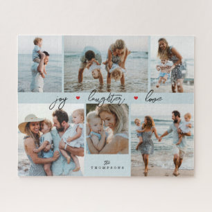 Simple Family Photo Collage Jigsaw Puzzle