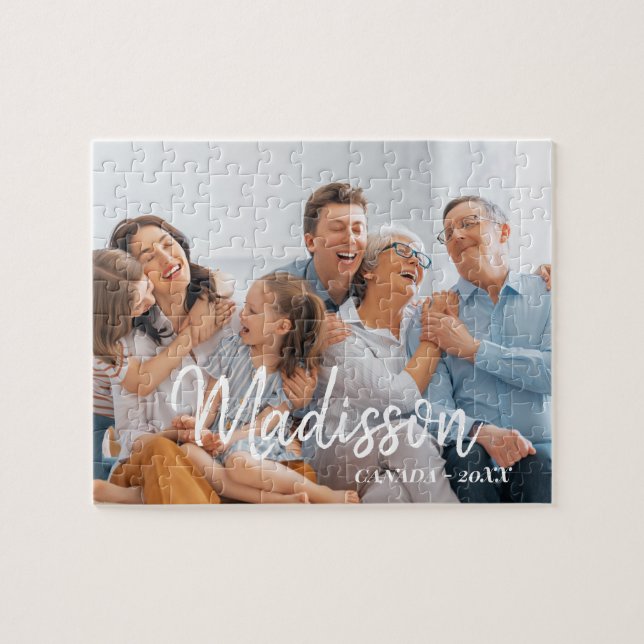 Simple Family Photo Jigsaw Puzzle (Horizontal)