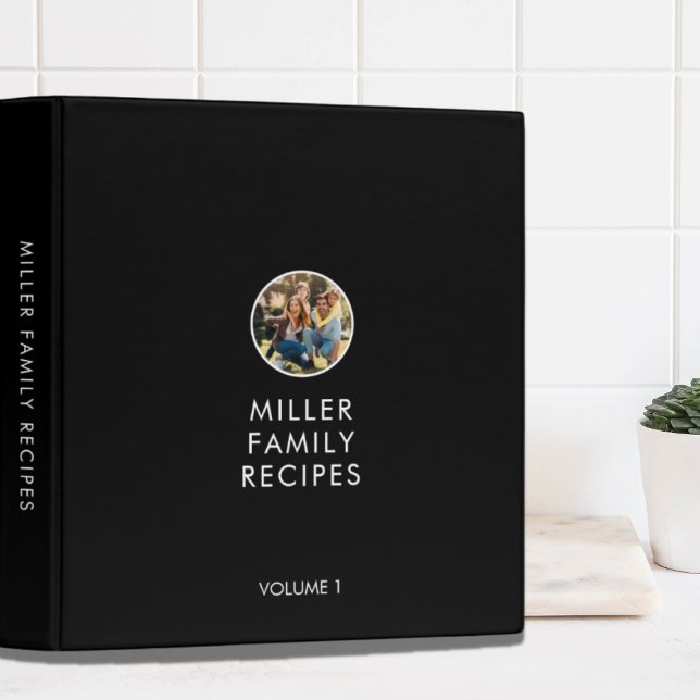 Simple Family Photo Recipe 3 Ring Binder (Creator Uploaded)