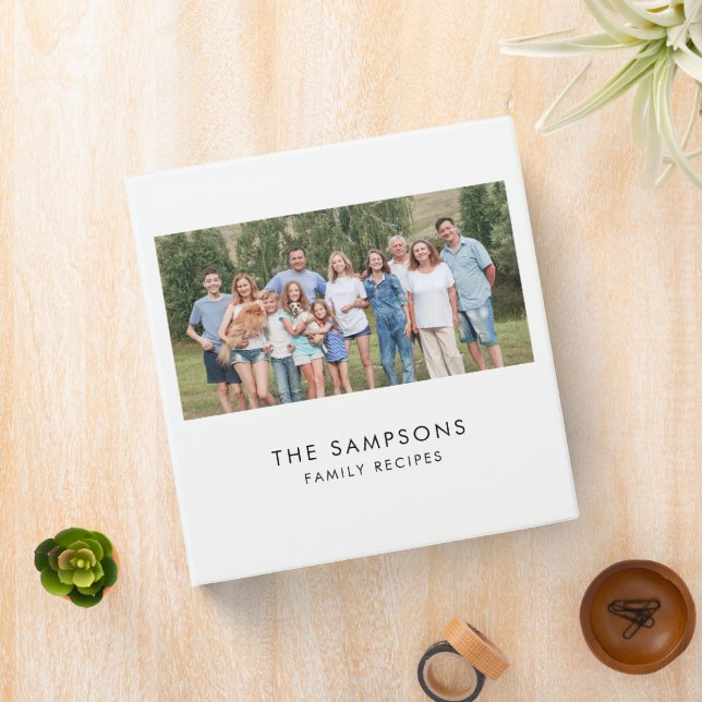 simple family photo recipes 3 ring binder (In Situ)