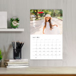 Simple Family Photo Template Personalized  Calendar<br><div class="desc">Preserve your memories with this family photo template, featuring simple minimalist typography and a monthly yearly design for effortless organization. The basic clean minimal layout and modern text style enhance your cherished moments with a classic photography feel. Perfect for home, office, or school, this stylish, elegant, and simplistic template allows...</div>
