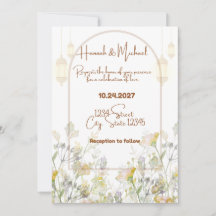 Simple Farmhouse Wedding Invitation