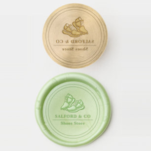 Simple Fashion Shoes Store Logo Wax Seal Stamp