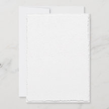 Simple Faux-Deckle Edge Save the Date template