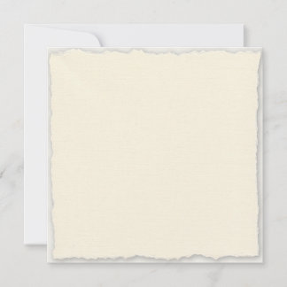 Simple Faux-Deckle Edge Square Invitation Template