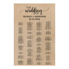 Simple Faux Kraft Alphabetical Seating Plan