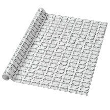 Simple Feathers and Arrows Wrapping Paper