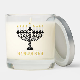 Simple Festival of Lights Menorah Hanukkah Scented Candle