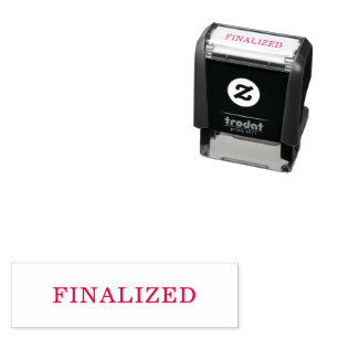 Simple FINALIZED Rubber Stamp Minimal Office