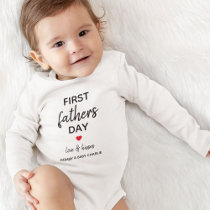 Simple First Father's Day | Daddy Baby Bodysuit