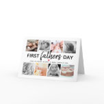 Simple First Father's Day Picture Collage | Daddy Holiday Card Simple First Father's Day Picture Collage | Daddy Holiday Card