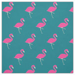 Simple Flamingo Pink Polka Dots Fabric