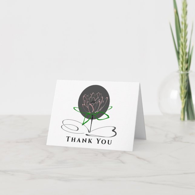 Simple Floral Thank You Card (Front)
