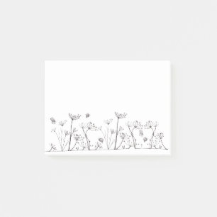 Simple flower (a302) post-it notes