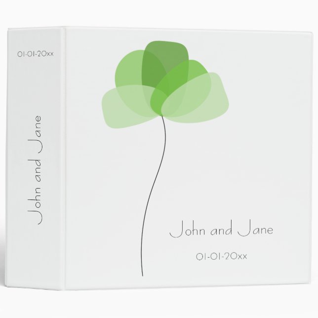 Simple flower binder (Front/Spine)