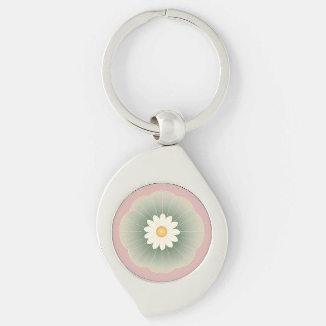 Simple Flower Keychain (Front)