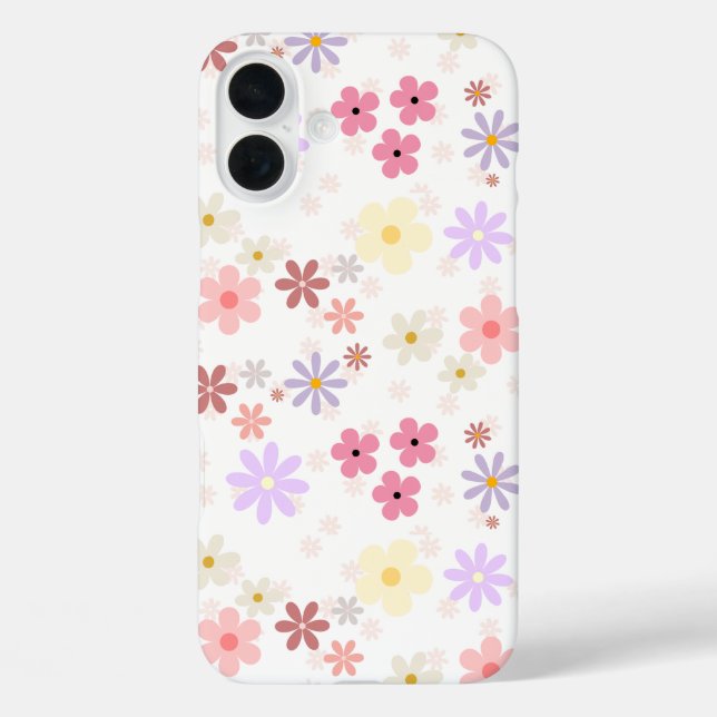 Simple Flower Patterned Case-Mate iPhone Case (Back)