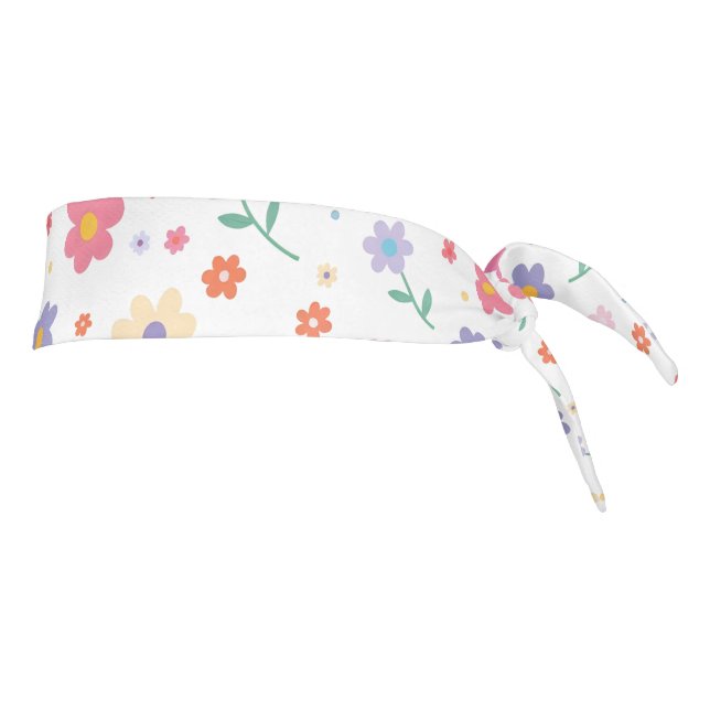 Simple Flowers Tie Headband (Rotate 90)