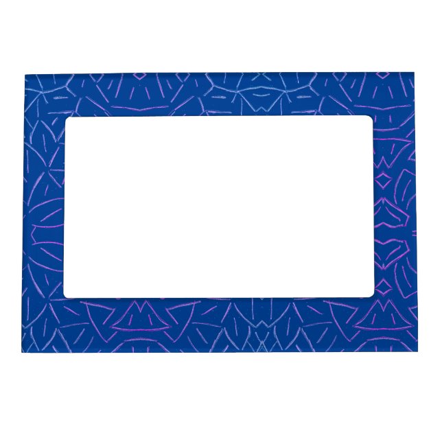 Simple Flutter Blue    Magnetic Frame (Front)