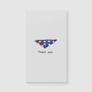 Simple folded American flag veterans design