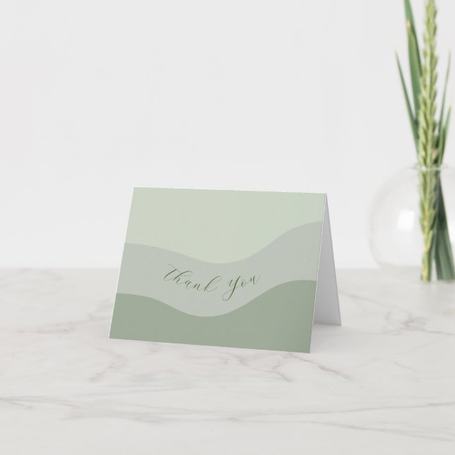 Simple Folded Thank You Card (Front)
