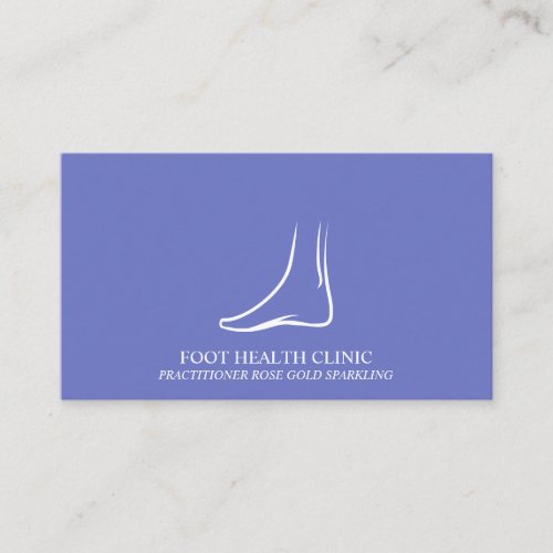 Simple Foot Cares Podiatry Practioner Doctor Business Card