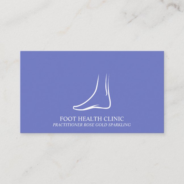 Simple Foot Cares Podiatry Practioner Doctor Business Card