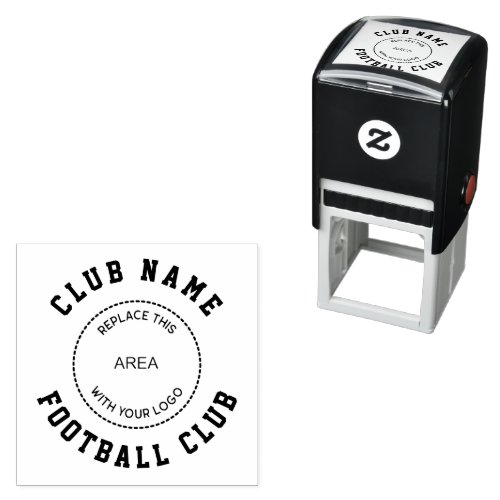 Simple Football Club Logo and Name Self_inking Stamp