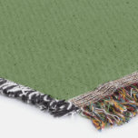 Simple Forest Green Authority® Cotton Throw Blanket<br><div class="desc">We Choose The Best Products To The Best Customers ..</div>