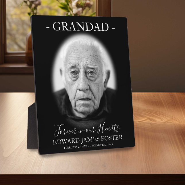 Simple Forever in our Hearts Memorial | Relative Plaque (Creator Uploaded)