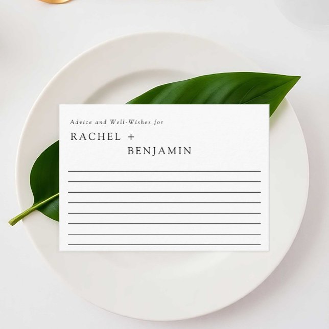 Simple Formal Minimal Wedding Advice & Well Wishes (Creator Uploaded)