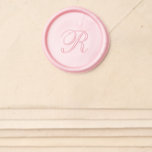 Simple Formal Monogram Elegant Wedding Wax Seal Sticker<br><div class="desc">Simple wedding wax seal stickers with your monogram in an elegant script.  This classic design is great for a formal wedding invitation suite.</div>