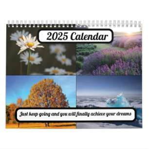 simple Four Seasons 2025 Calendar