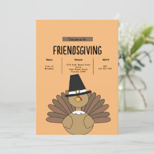 Simple Friendsgiving Invitation