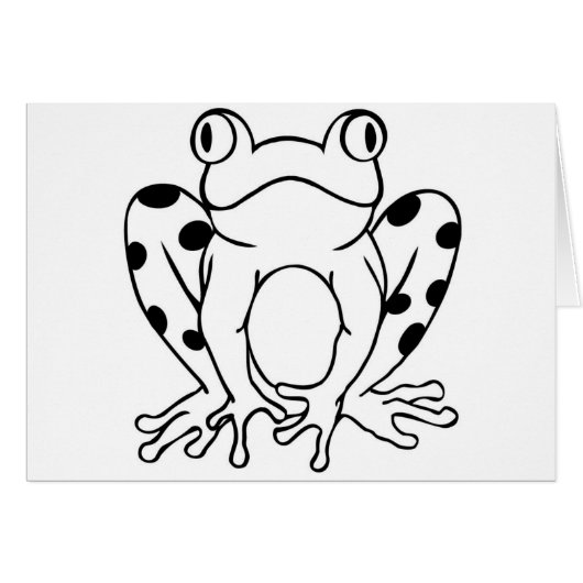 Simple Frog Cards (Front Horizontal)