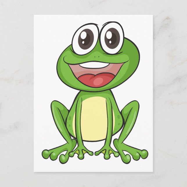 Simple frog postcard (Front)