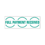 [ Thumbnail: Simple "Full Payment Received" Rubber Stamp ]