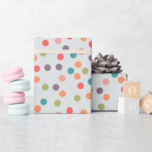 Simple Fun Bright and Colorful Holiday Wrapping Paper