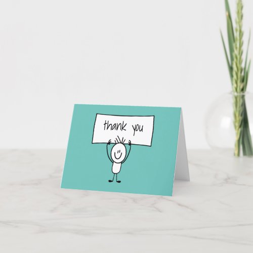 Simple Fun Casual Business Thank You Cards
