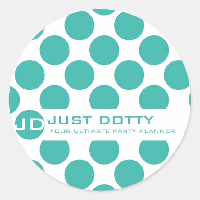 SIMPLE FUN STICKER :: bold dots 1 (Front)