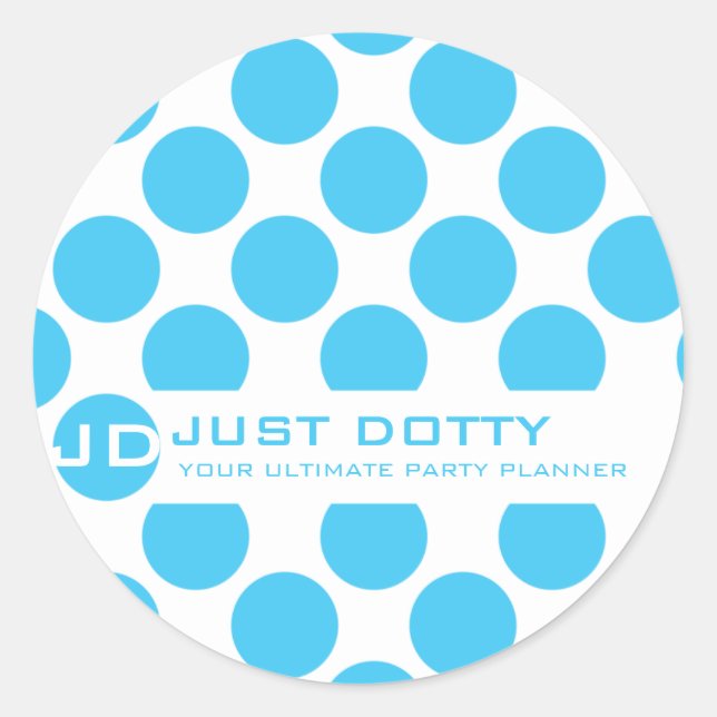 SIMPLE FUN STICKER :: bold dots 5 (Front)