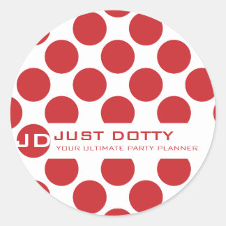 SIMPLE FUN STICKER :: bold dots 9