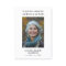 Simple Funeral Memorial Photo Prayer Card