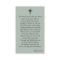 Simple Funeral Memorial Prayer Photo Card