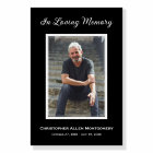 Simple Funeral Photo Sympathy Memorial