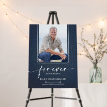 Simple Funeral Photo Sympathy Memorial Foam Board