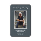 Simple Funeral Photo Sympathy Memorial Prayer Card