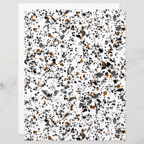 Simple Funky Terrazzo Art Scrapbook Paper