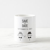 Simple Gay Wedding Save The Date Invitation