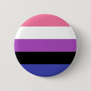 simple genderfluid pinback button